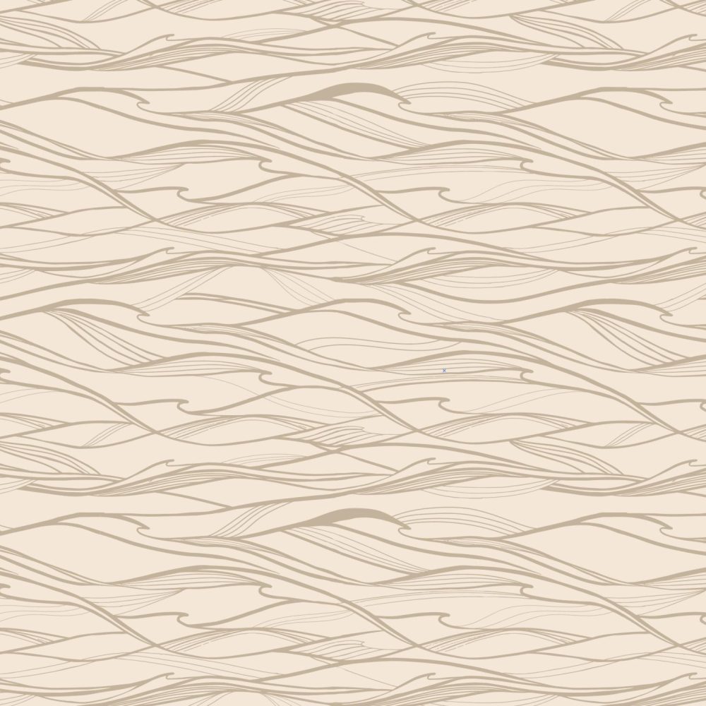 California Waves in Sand Wallpaper